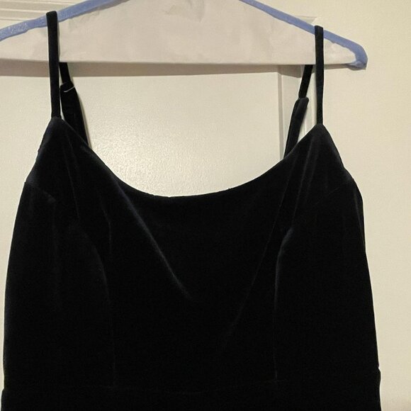 Blue Velvet Lulus Evening gown - Picture 7 of 7